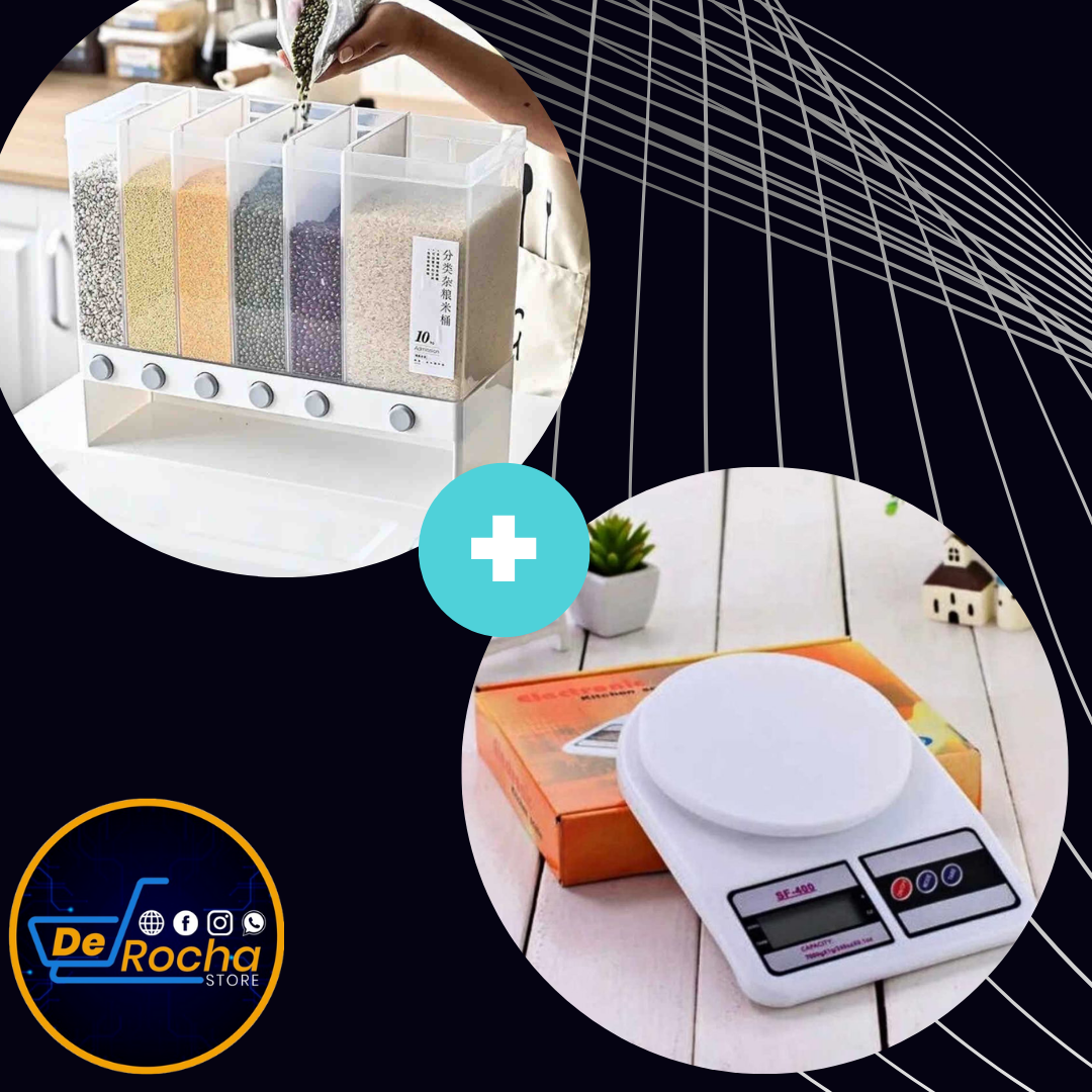 Combo dispensador cereales+ Gramera